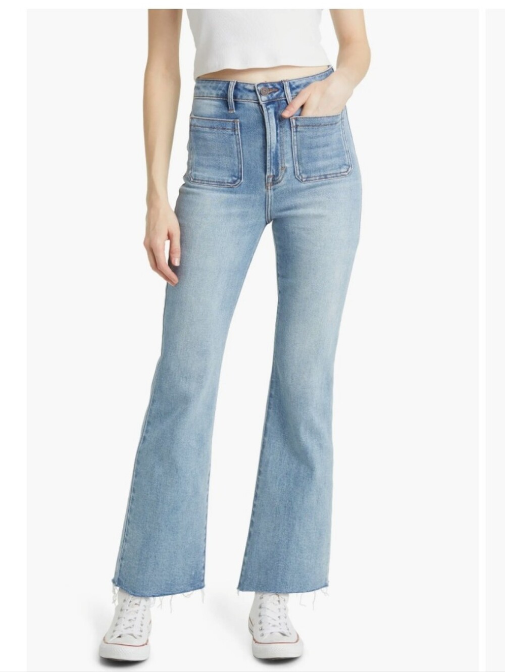 HIDDEN JEANS Patch Pocket Bootcut Jeans- 27